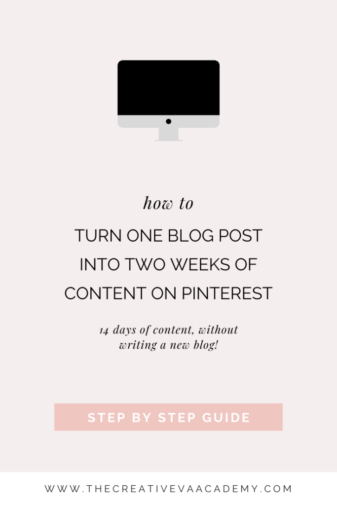 Create multiple pins from one blog post | The Creative VA Academy 