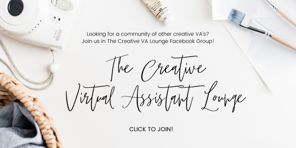 Join The Creative VA Lounge Facebook Group